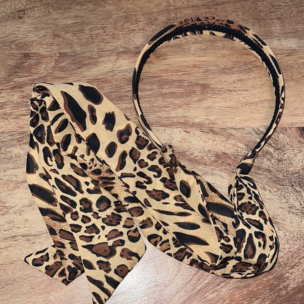 NWOT Leopard Print Headband